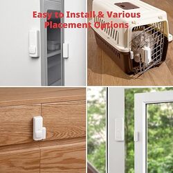 SwitchBot Door Alarm Contact SensorOpenClose Sensor 5M Range For Home Security Burglar Alert